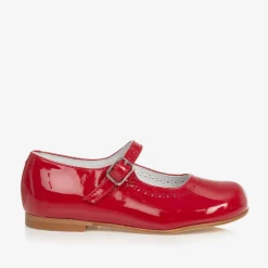 Childrens Classics Bar Shoes|Bar Shoes*Red Patent Leather Shoes