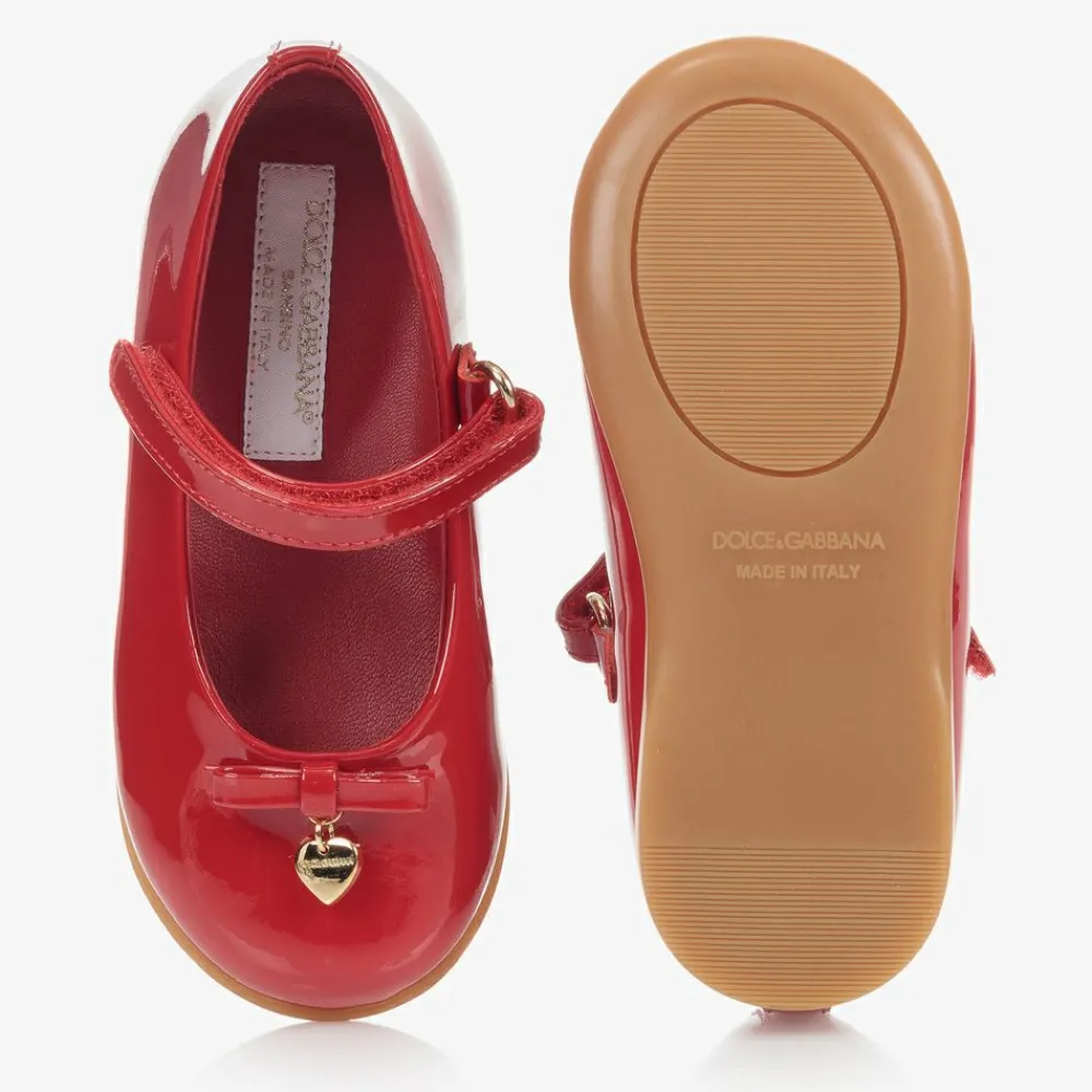 Dolce amp; Gabbana Bar Shoes*Red Patent Leather Shoes