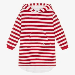 Mitty James Swimwear*Red Stripe Cotton Towelling Robe