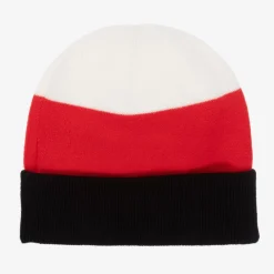 Burberry Hats*Red Striped Merino Wool Hat