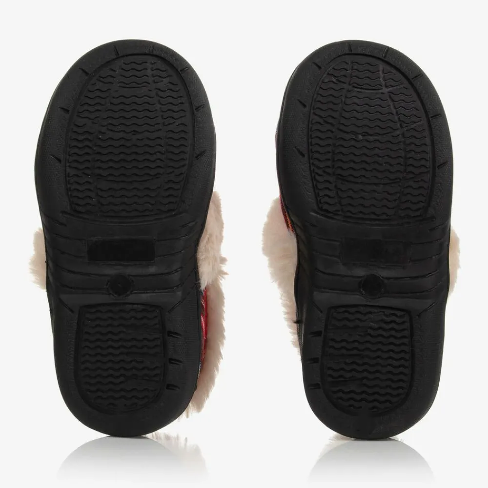 Beau KiD Slippers|Slippers*Red Tartan Slippers