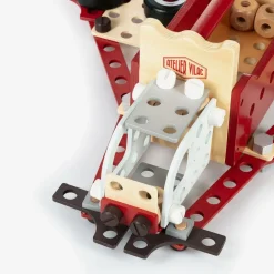 Vilac Toys|Toys*Red Wooden Toolbox Toy (27cm)