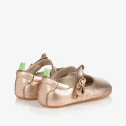 Tip Toey Joey First Walkers|First Walkers*Rose Gold Leather Baby Shoes