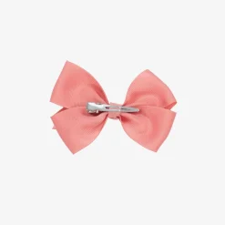 Bowtique London Hair Accessories*Rose Pink Bow Hair Clip (10cm) Dustyrose