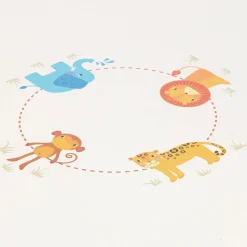 Bigjigs Gifts|Gifts*Round White Wooden Animal Table (60cm)