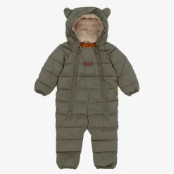 Töastie Snowwear|Snowwear*Sage Green Padded Snowsuit
