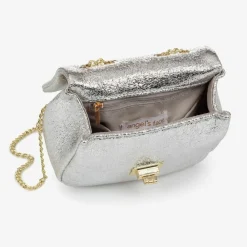 Angels Face Bags*Bow Handbag (17cm) Silver