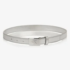 Calvin Klein Clothing Accessories|Clothing Accessories*Silver Faux Leather Belt