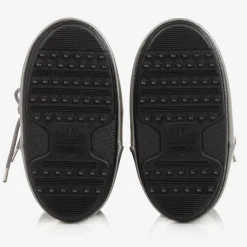 Moon Boot Snow Boots|Snow Boots*Silver Icon Glance Satin Snow Boots