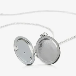 Little Star Jewellery|Jewellery*Silver Personalised Oval Locket (41cm)