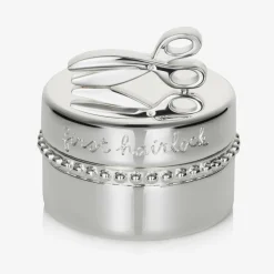 Bam Bam Gifts*Silver Plated Hairlock Box (5cm)
