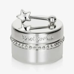 Bam Bam Gifts*Silver Plated Tooth Fairy Box (5cm)