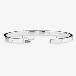 Little Star Jewellery|Jewellery*Sterling Silver & Diamond Star Bangle