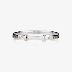 Little Star Jewellery|Jewellery*Sterling Silver & Rose Gold Star Bangle