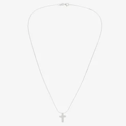 Tales From The Earth Gifts|Jewellery*Sterling Silver Cross Necklace (40cm)