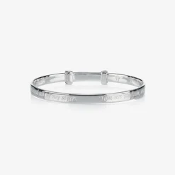 Little Star Jewellery|Jewellery*Sterling Silver Engraved Luna Bangle