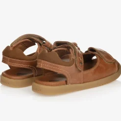 Bobux Kid + Sandals|Sandals*Tan Brown Leather Sandals
