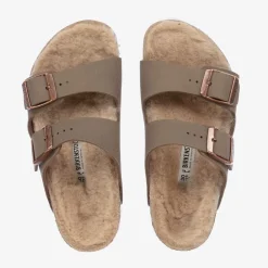 Birkenstock Sandals|Sandals*Taupe Brown Faux Leather Sandals