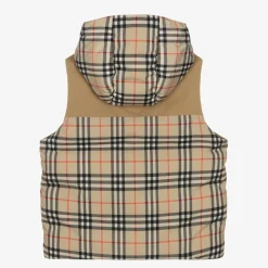 Burberry Coats & Jackets*Teen Boys Check Reversible Down Gilet