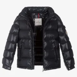 Moncler Enfant Coats & Jackets*Teen Boys Navy Blue Maya Down Puffer Jacket