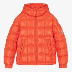 Moncler Enfant Coats & Jackets*Teen Boys Orange Jeff Down Puffer Jacket