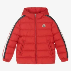 Moncler Enfant Coats & Jackets*Teen Boys Red Down Jacket