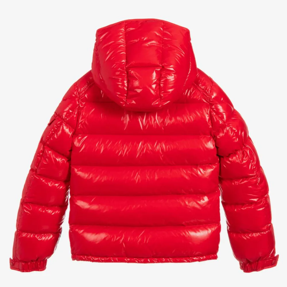 Moncler Enfant Coats & Jackets*Teen Boys Red Maya Down Puffer Jacket