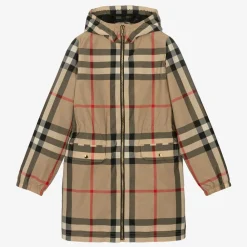 Burberry Coats & Jackets*Teen Girls Archive Beige Oversized Check Coat