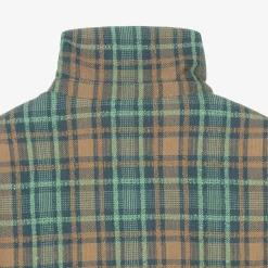 Gucci Coats & Jackets*Teen Girls Blue & Brown Wool Check Coat