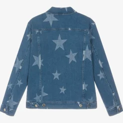 Stella McCartney Kids Coats & Jackets*Teen Girls Blue Star Print Denim Jacket