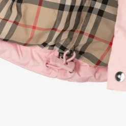 Burberry Coats & Jackets*Teen Girls Pink Down Padded Puffer Jacket