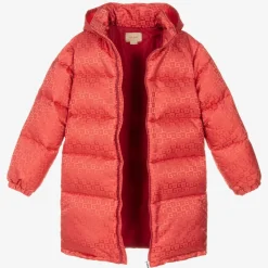 Gucci Coats & Jackets*Teen Girls Pink Hooded Puffer Coat