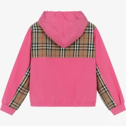 Burberry Coats & Jackets*Teen Girls Pink Vintage Check Jacket BubblegumPink