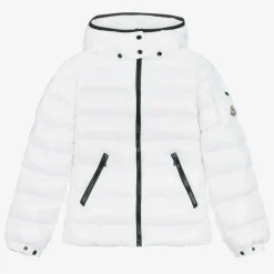 Moncler Enfant Coats & Jackets*Teen Girls White Bady Down Puffer Jacket