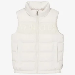 Moncler Enfant Coats & Jackets|Coats & Jackets*Teen Ivory Rafael Down Gilet