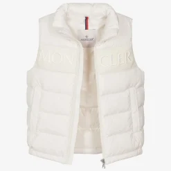 Moncler Enfant Coats & Jackets|Coats & Jackets*Teen Ivory Rafael Down Gilet