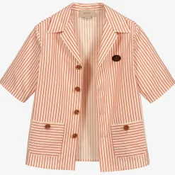 Gucci Coats & Jackets*Teen Red Striped Logo Jacket