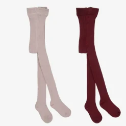 Minymo Tights*Two Tone Pink Tights (2 Pack)