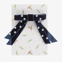 Milledeux Hair Accessories*Velvet Bow Hair Clip (10cm)