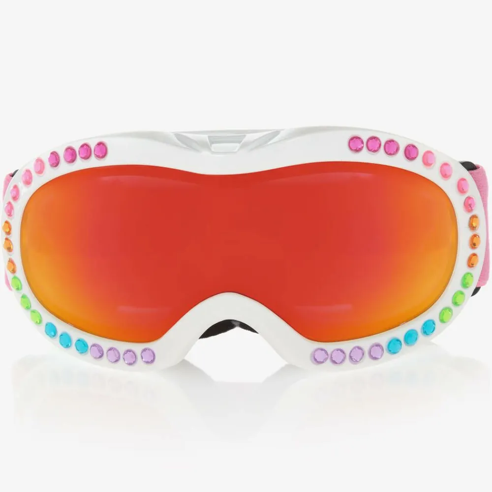 Bling2o Snowwear*White & Pink Ski Goggles