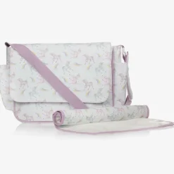 Powell Craft Bags*White & Pink Unicorn Baby Changing Bag (39cm)