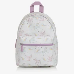Powell Craft Bags*White & Purple Unicorn Backpack (32cm)