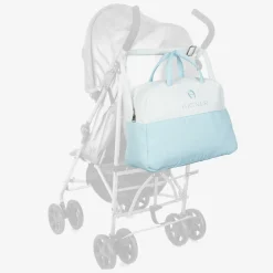 AIGNER Gifts*White & Sky Blue Baby Changing Bag (43cm)