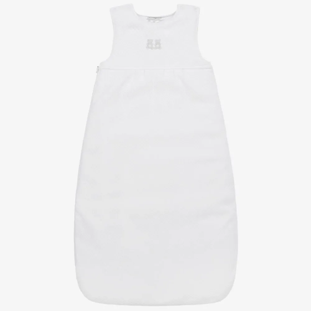Kissy Kissy Gifts|Sleeping Accessories*White Baby Bear Cub Pima Cotton Sleeping Bag (70cm)