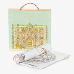 Atelier Choux Paris Sleeping Accessories*White Bon Appétit Swaddle (100cm)