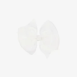 Bowtique London Hair Accessories*Bow Hair Clip (10cm) White