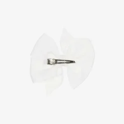 Bowtique London Hair Accessories*Bow Hair Clip (10cm) White