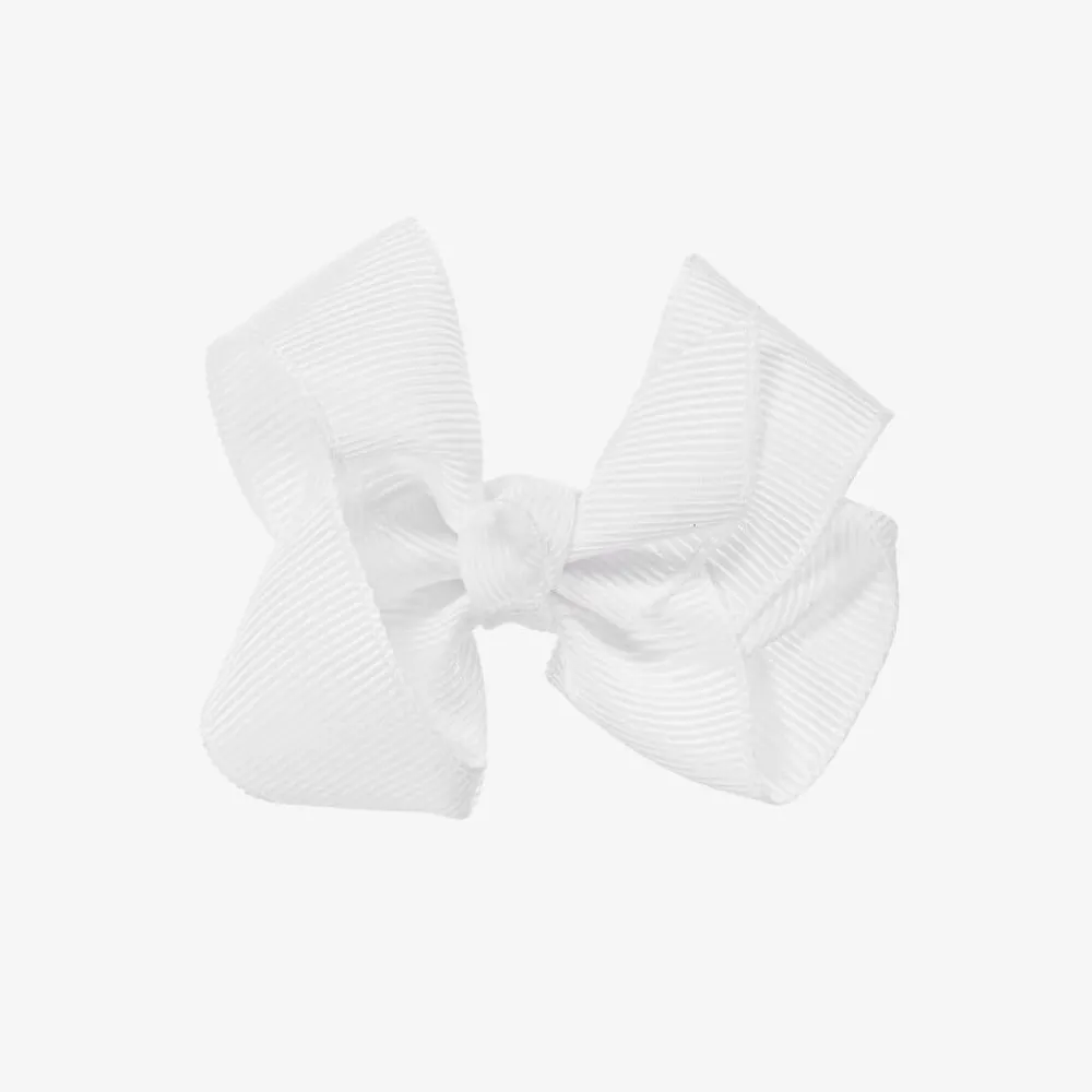 Bowtique London Hair Accessories*Bow Hair Clip (7cm) White