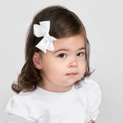 Bowtique London Hair Accessories*Bow Hair Clip (7cm) White