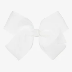 Bowtique London Hair Accessories*Bow Hair Clip (15cm) White
